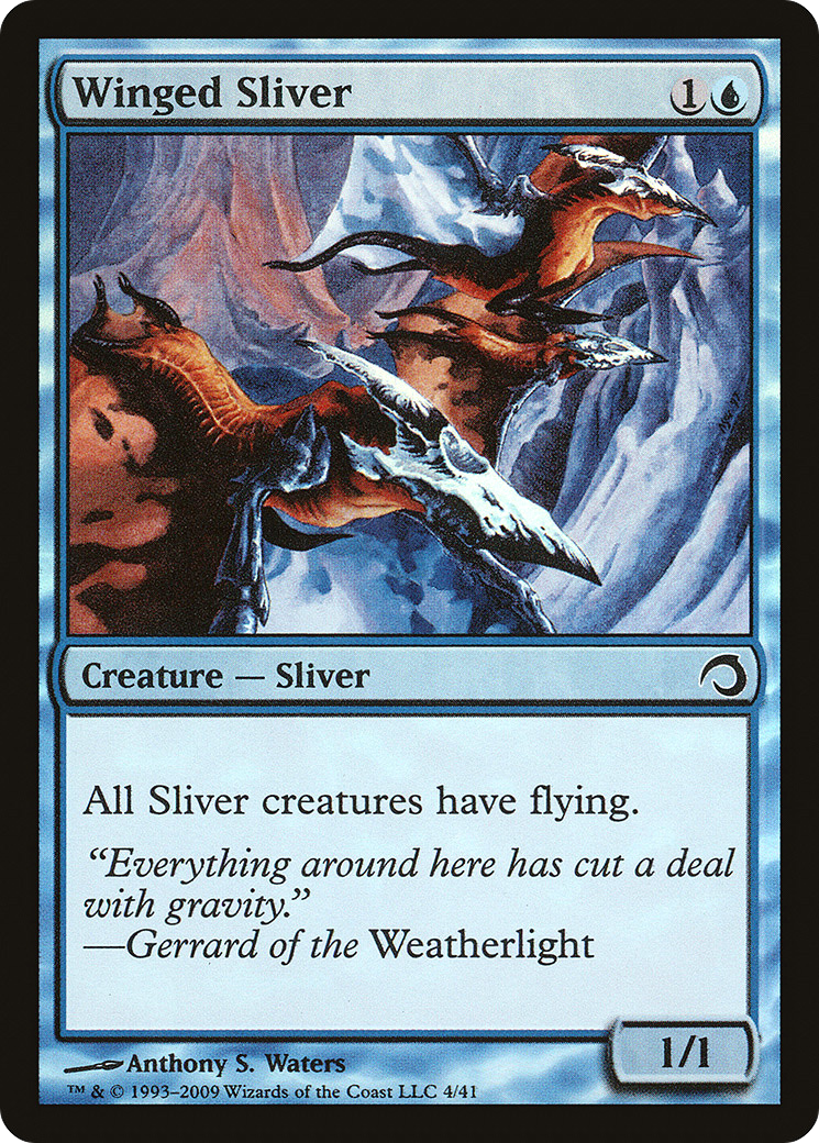 Winged Sliver (PDS-004) (Foil)