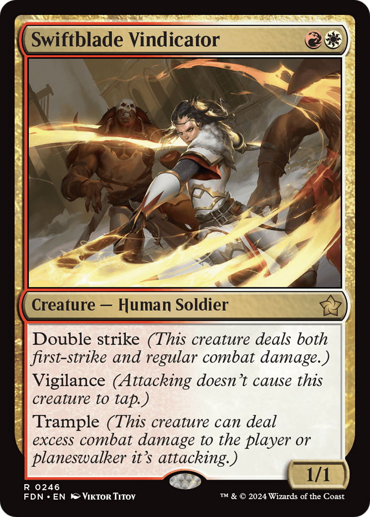 Swiftblade Vindicator (FDN-246) (Foil)