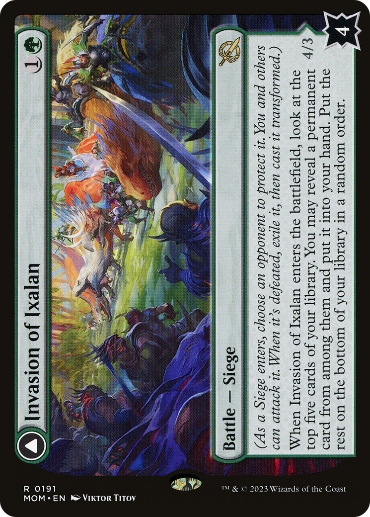 Invasion of Ixalan // Belligerent Regisaur (MOM-191)