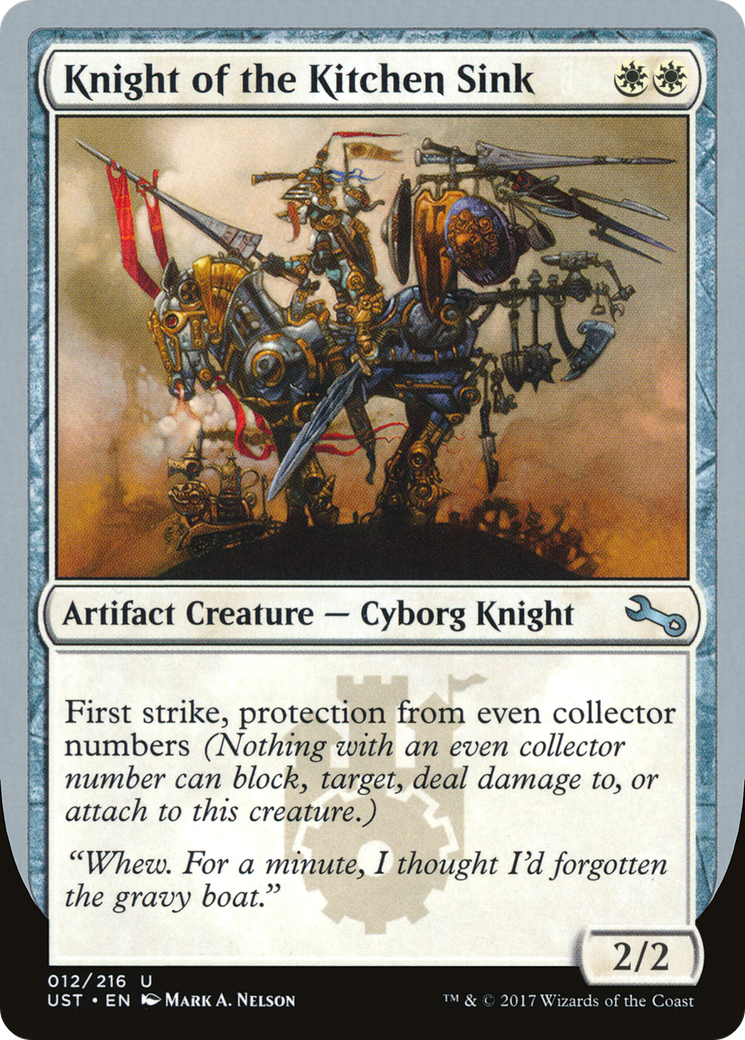 Knight of the Kitchen Sink (UST-12B) (Foil)