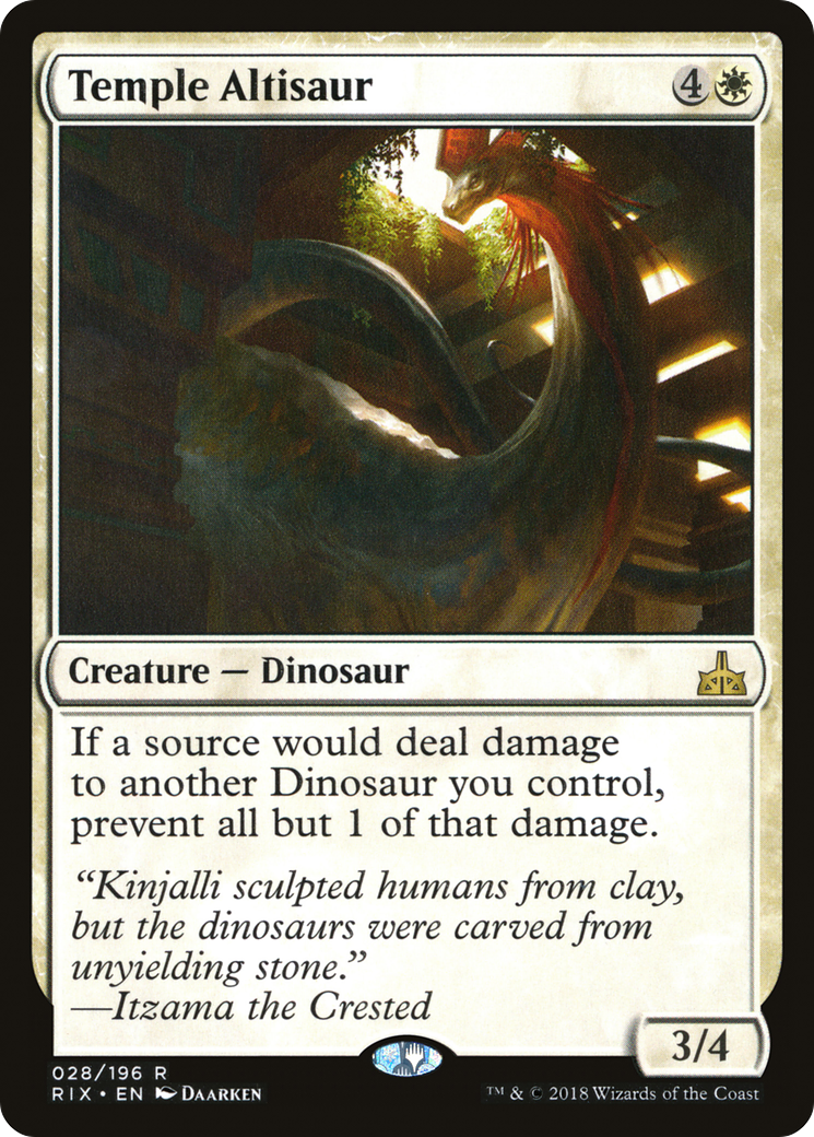 Temple Altisaur (RIX-028) (Foil)