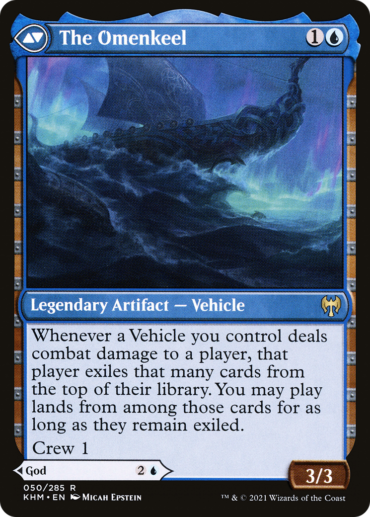 Cosima, God of the Voyage // The Omenkeel (KHM-050) (Foil)