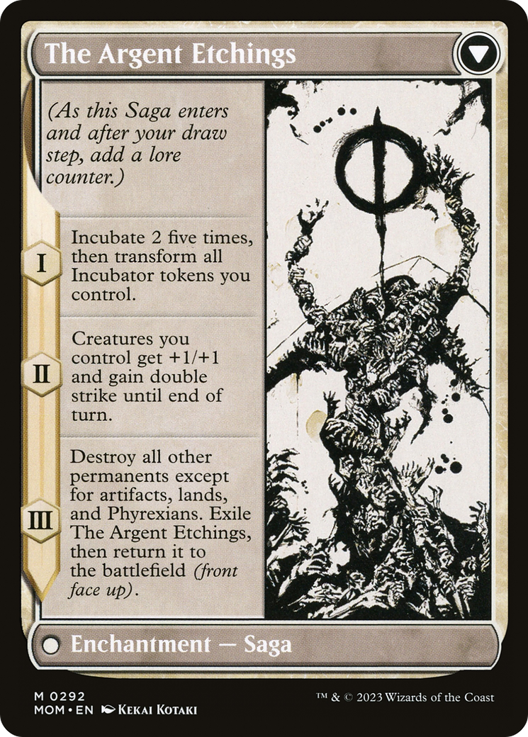 Elesh Norn // The Argent Etchings (MOM-292) (Showcase) (Borderless) (Foil)