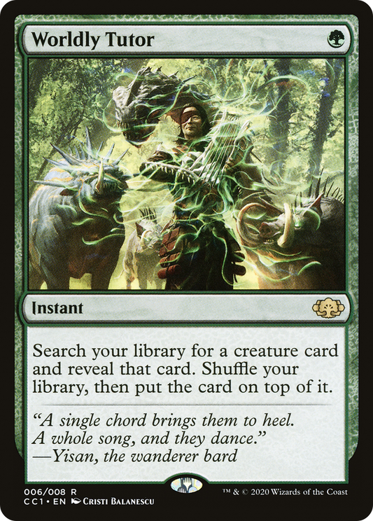 Worldly Tutor (CC1-006) (Foil)
