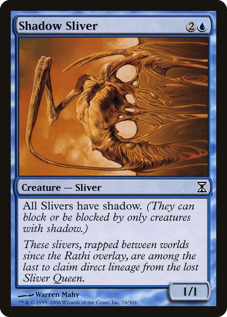 Shadow Sliver (TSP-076) (Foil)