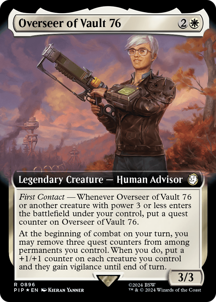 Overseer of Vault 76 (PIP-896) (Extended Art) (Surge Foil)