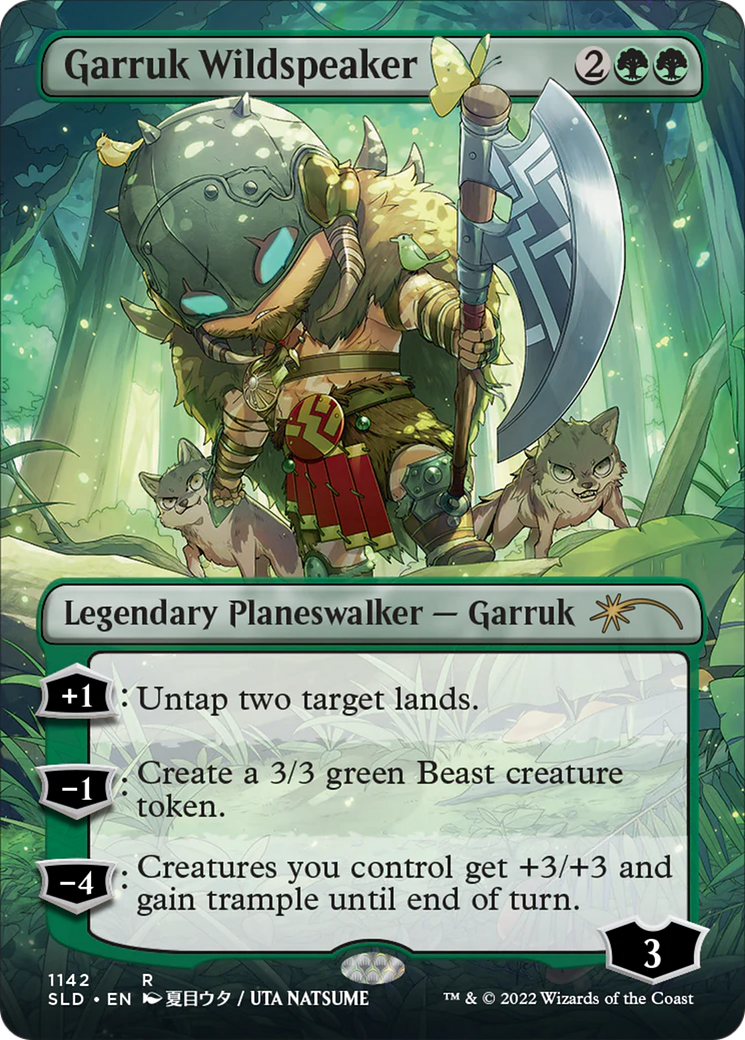 Garruk Wildspeaker (SLD-1142) (Borderless)
