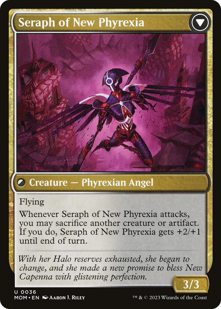 Seraph of New Capenna // Seraph of New Phyrexia (MOM-036) (Foil)