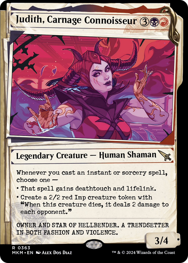 Judith, Carnage Connoisseur (MKM-363) (Showcase) (Foil)