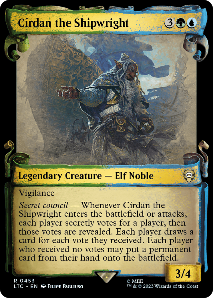 Círdan the Shipwright (LTC-453) (Showcase) (Scroll)