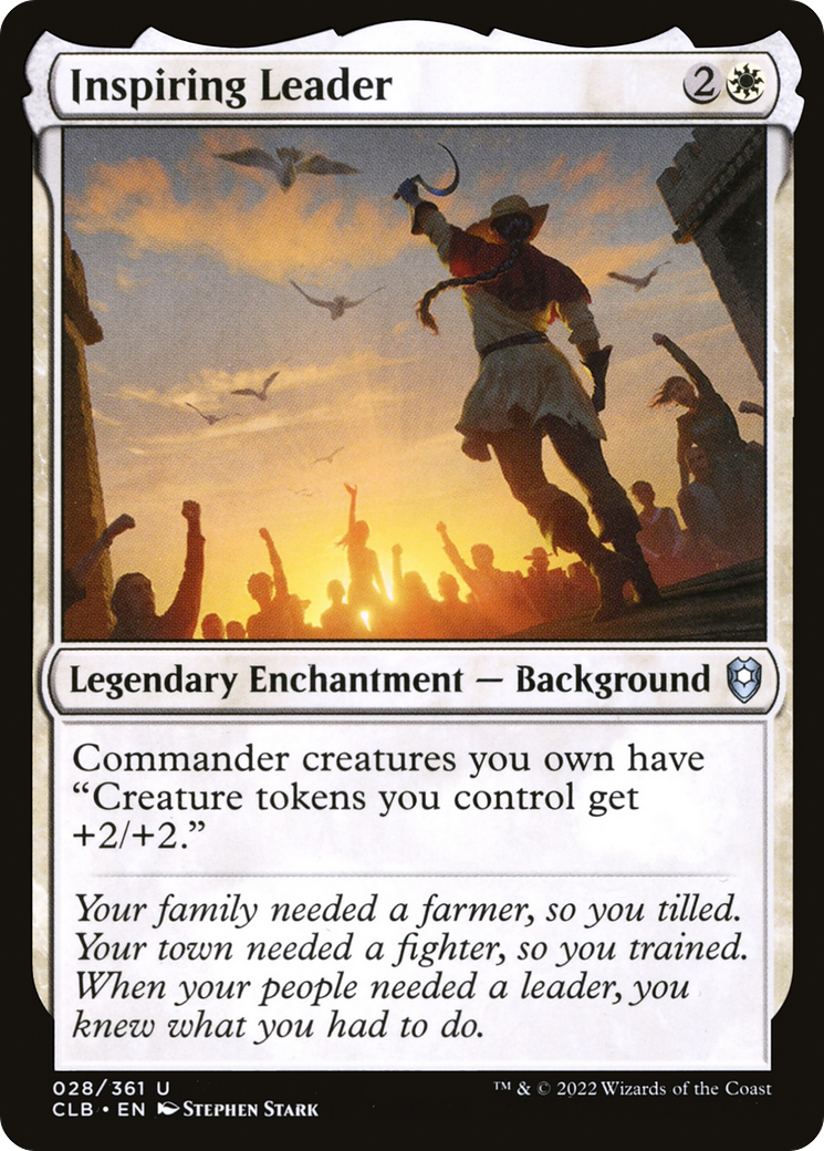 Inspiring Leader (CLB-028) (Foil)