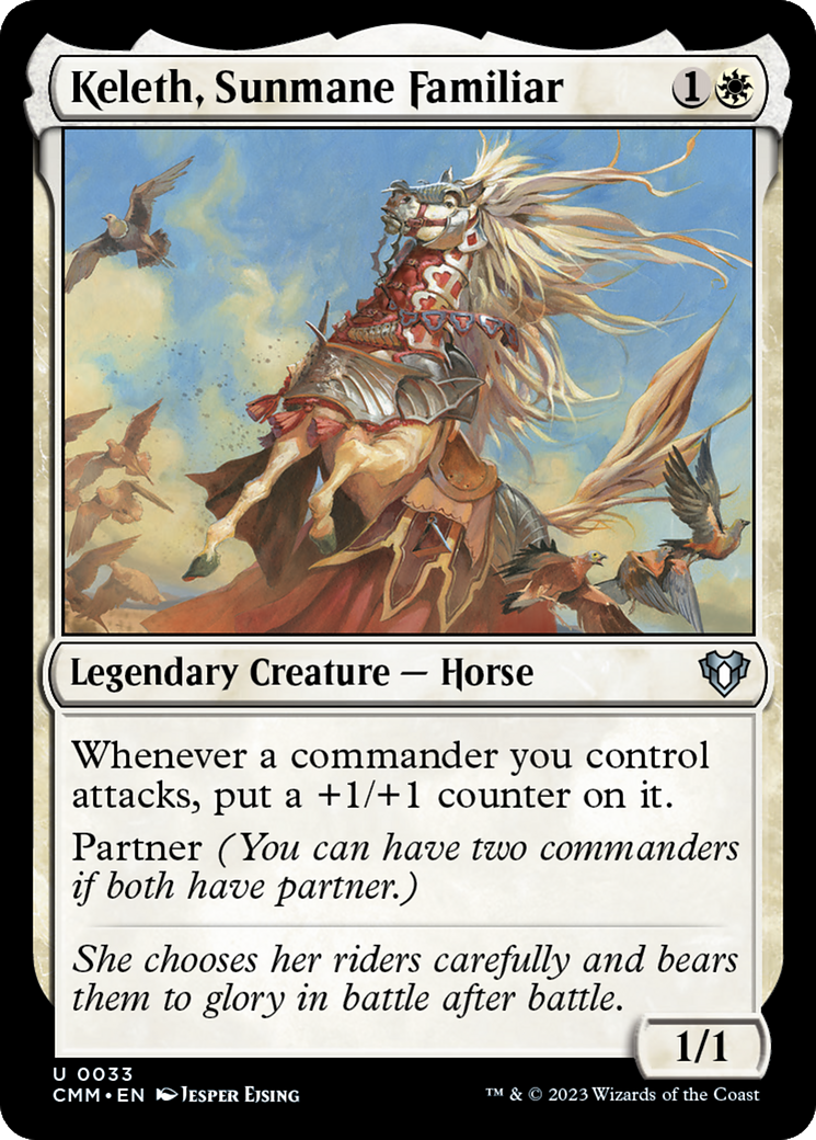 Keleth, Sunmane Familiar (CMM-033) (Foil)