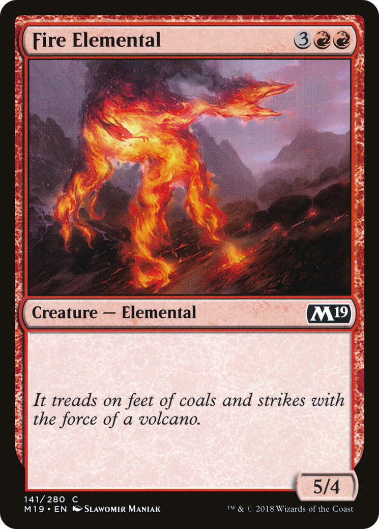 Fire Elemental (M19-141) (Foil)