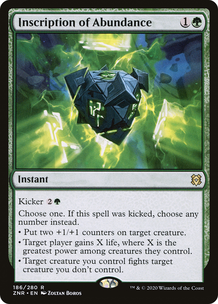 Inscription of Abundance (ZNR-186) (Foil)