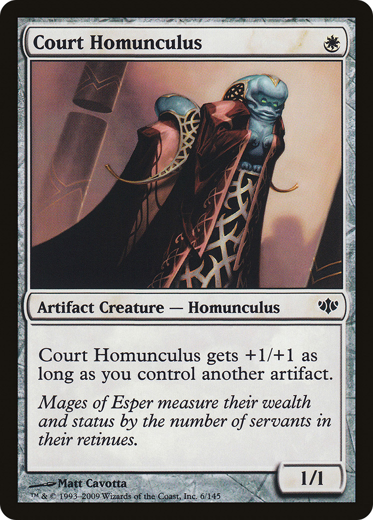 Court Homunculus (CON-006) (Foil)