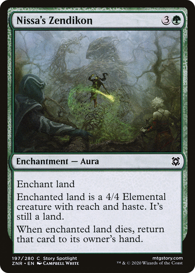 Nissa's Zendikon (ZNR-197) (Foil)
