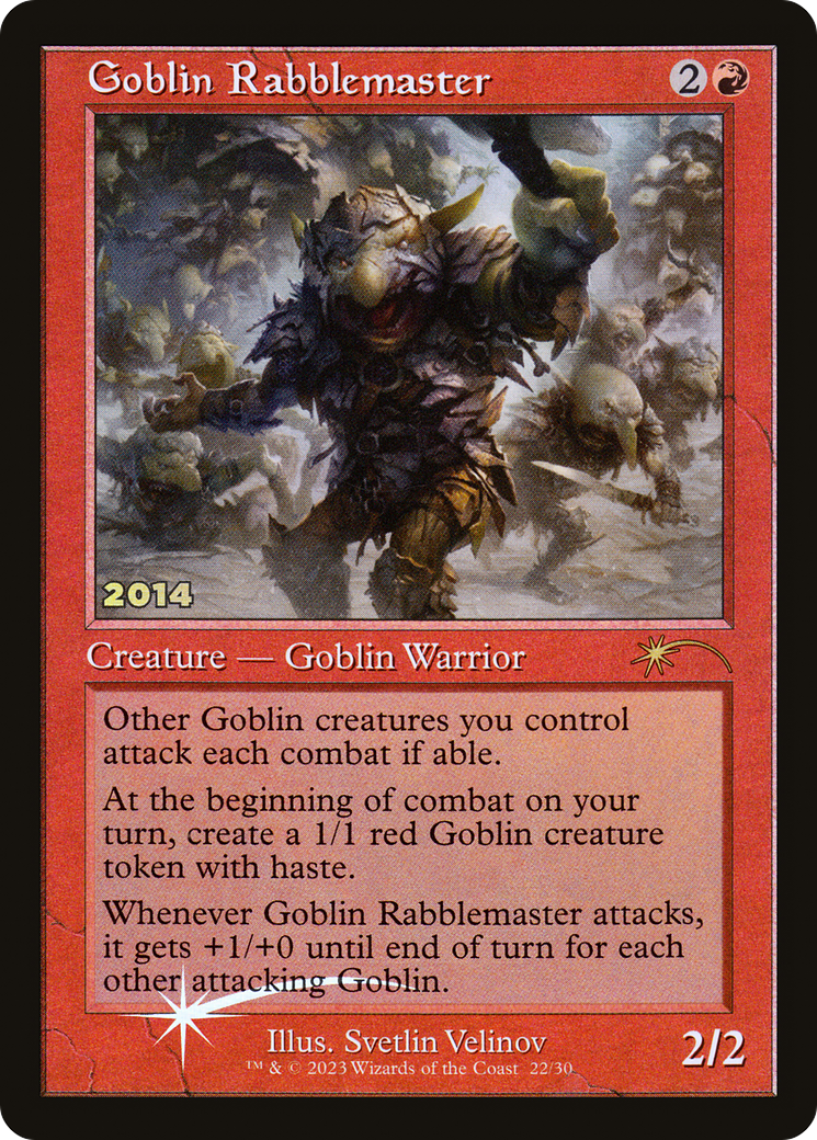 Goblin Rabblemaster (P30A-022) (Foil)