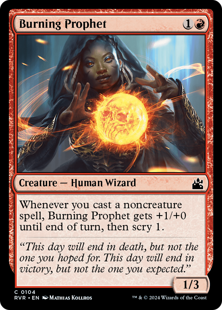 Burning Prophet (RVR-104) (Foil)