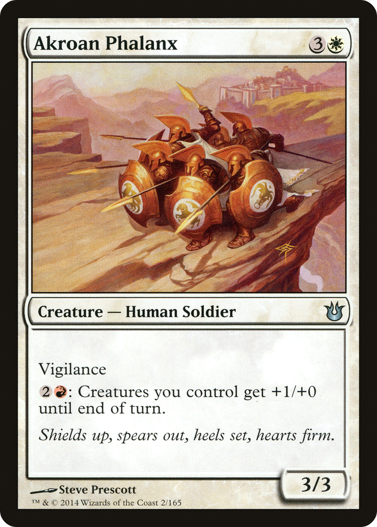 Akroan Phalanx (BNG-002) (Foil)