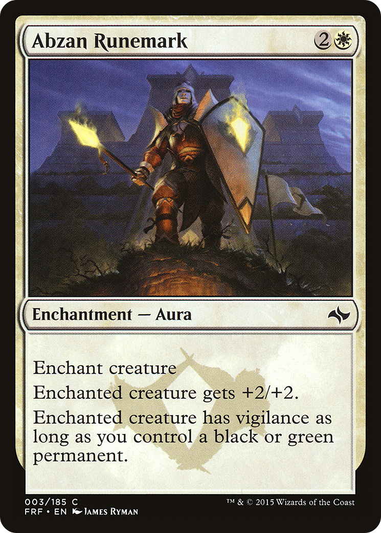 Abzan Runemark (FRF-003)