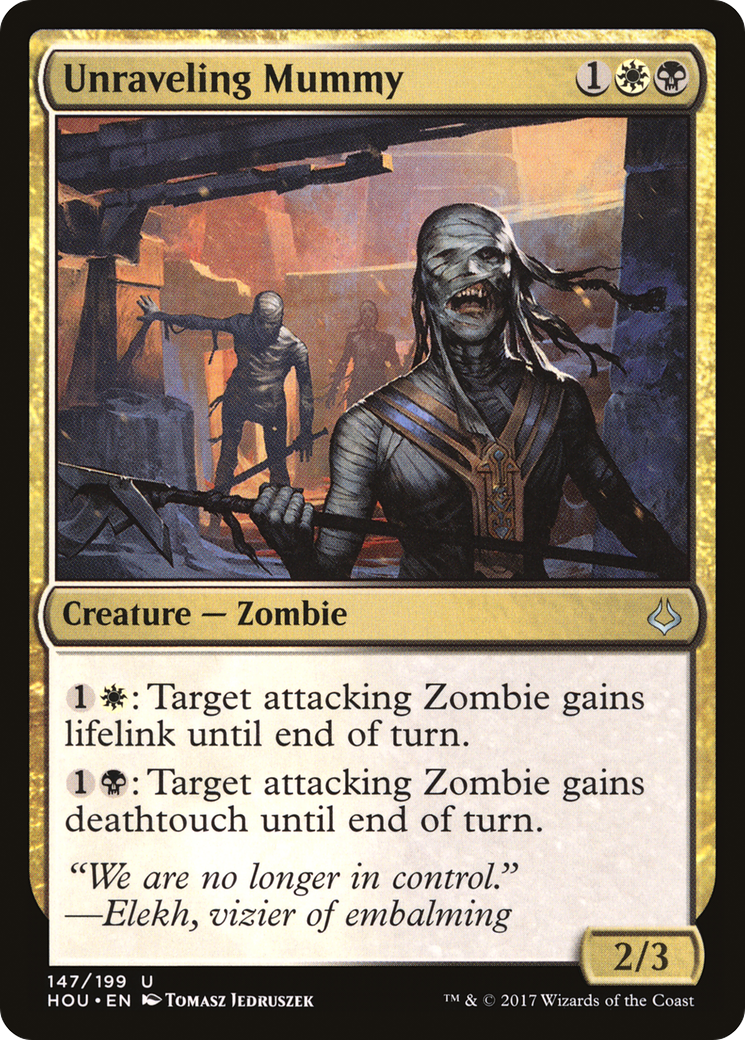 Unraveling Mummy (HOU-147) (Foil)