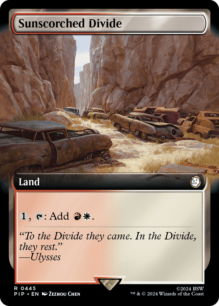 Sunscorched Divide (PIP-445) (Extended Art) (Foil)