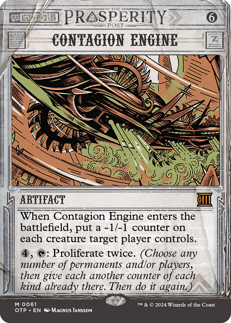 Contagion Engine (OTP-061) (Showcase) (Borderless)