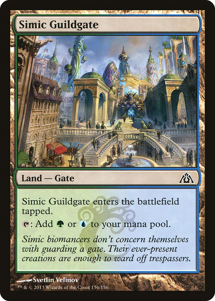Simic Guildgate (DGM-156) (Foil)