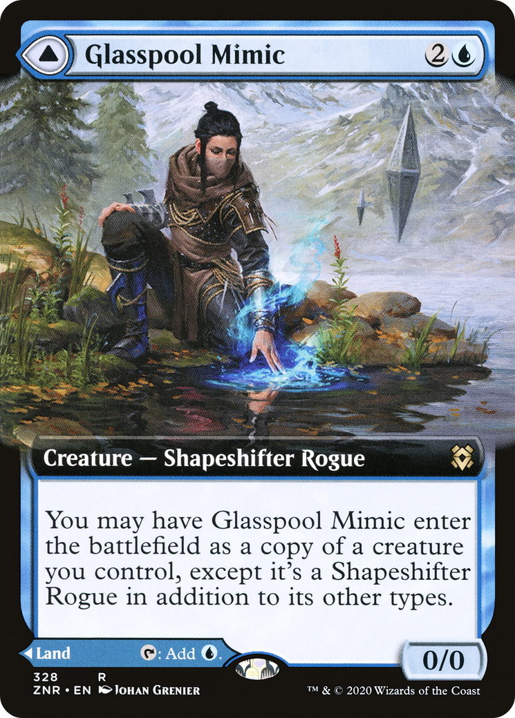 Glasspool Mimic // Glasspool Shore (ZNR-328) (Extended Art)