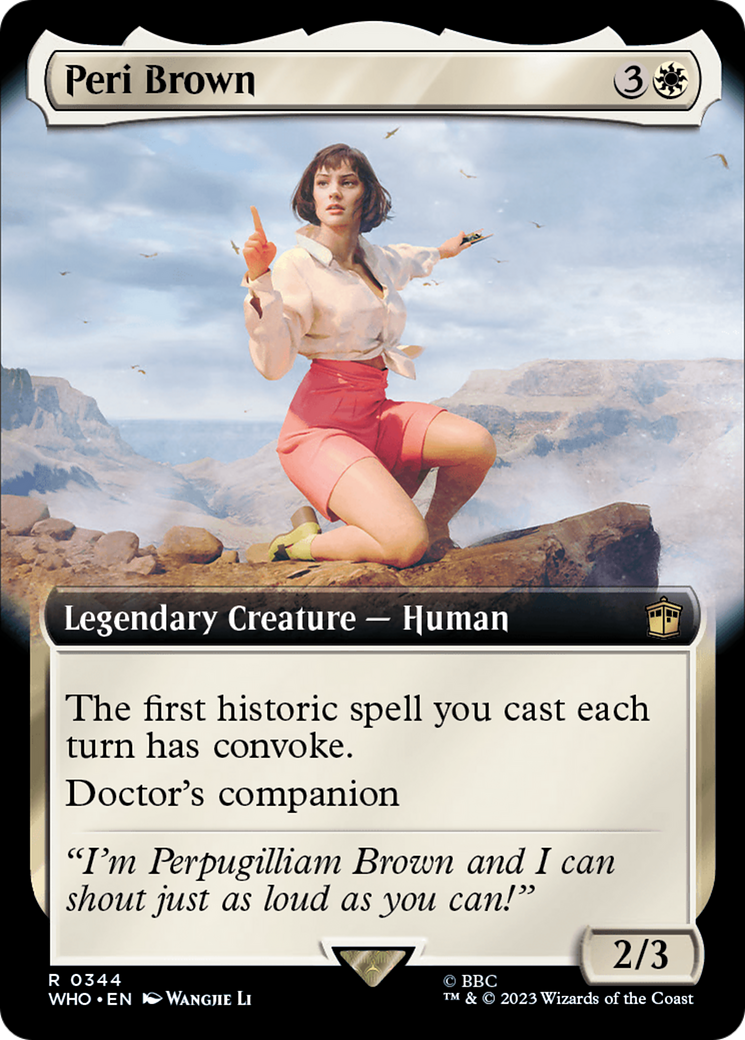 Peri Brown (WHO-344) (Extended Art) (Foil)