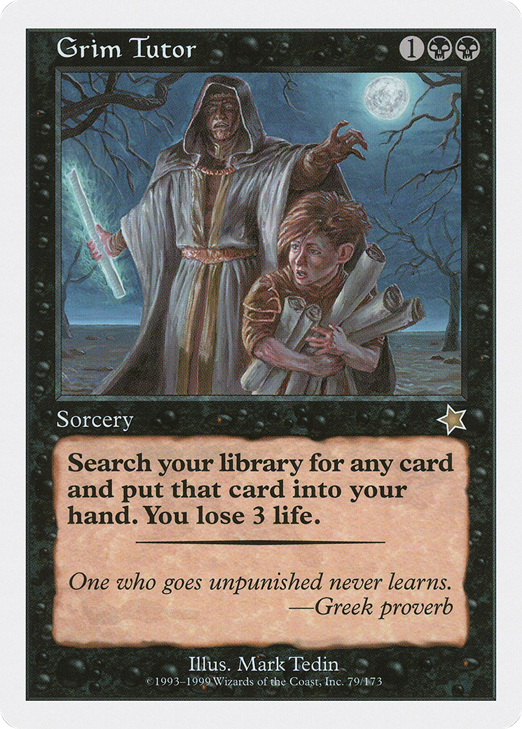 Grim Tutor (S99-079)