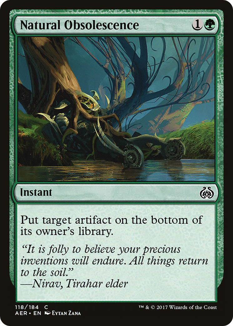 Natural Obsolescence (AER-118) (Foil)