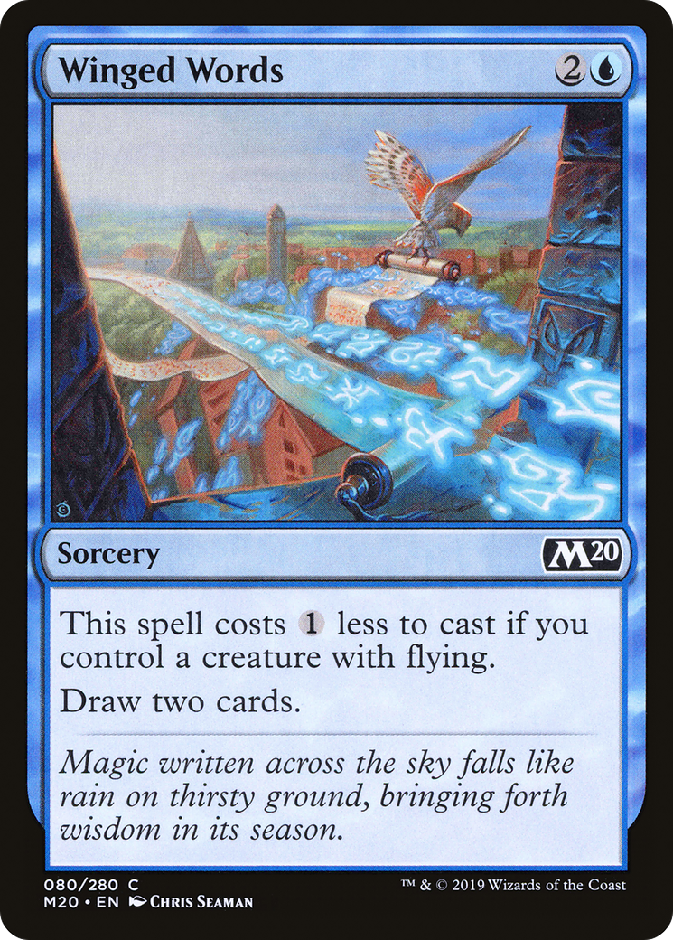 Winged Words (M20-080)