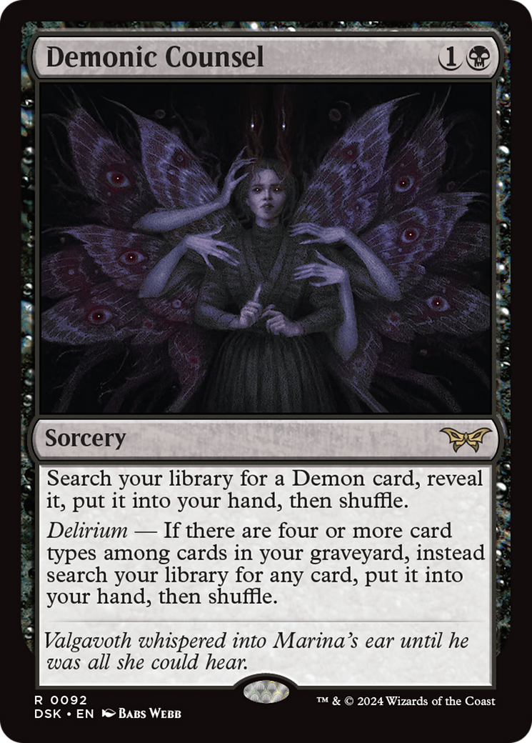 Demonic Counsel (DSK-092) (Foil)