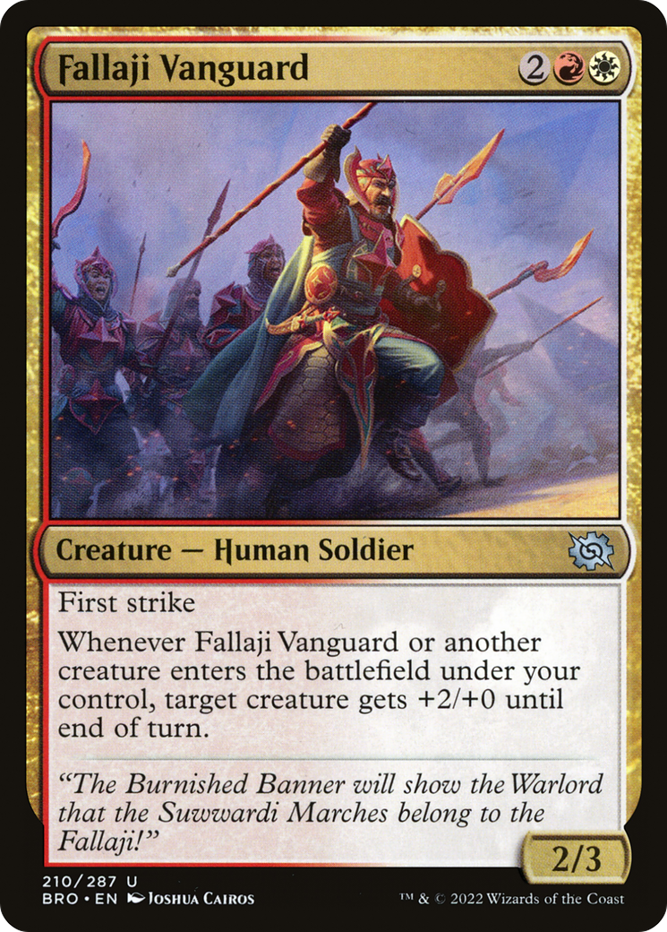 Fallaji Vanguard (BRO-210) (Foil)
