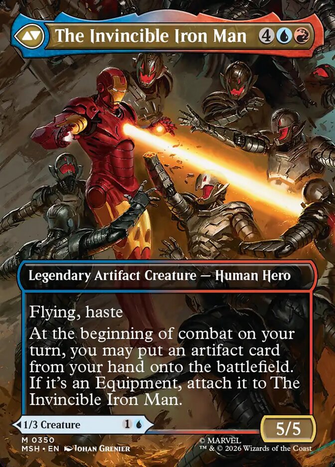 Tony Stark (Borderless) (0350) (MSH-350) (Foil)