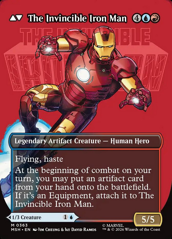 Tony Stark (Borderless) (0363) (MSH-363) (Foil)