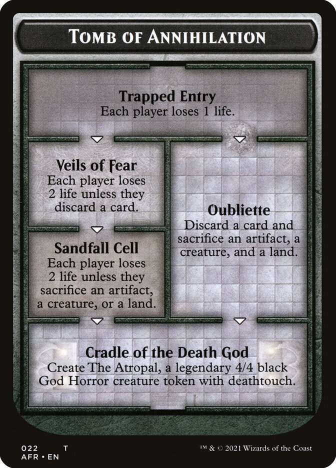 Tomb of Annihilation // The Atropal Double-Sided Token (TAFR-22 // 5)